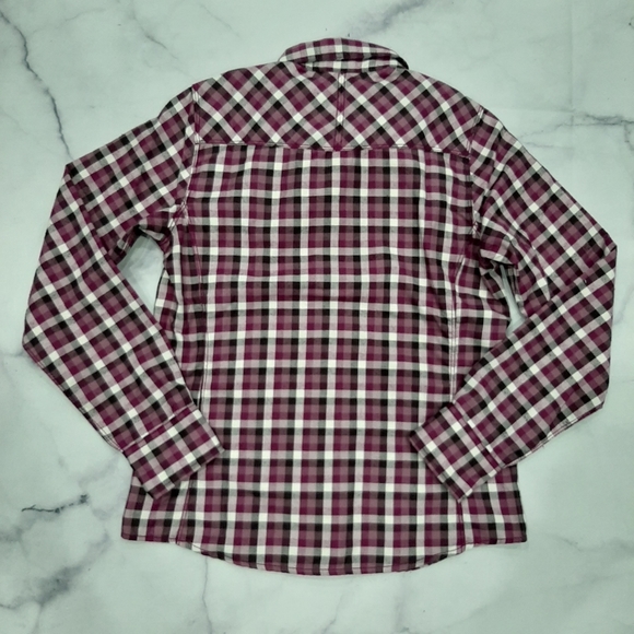 The North Face Purple Plaid Button Up Shirt - Picture 5 of 6
